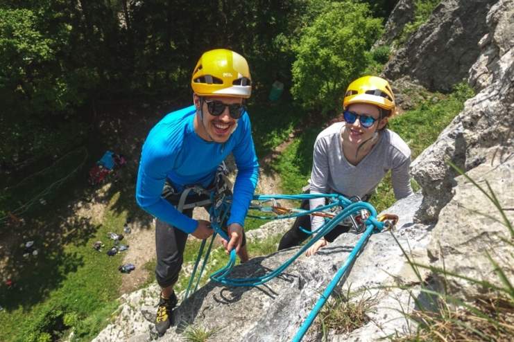 Lake Bled Rock climbing in Bohinjska Bela