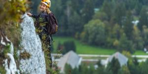 Triglav Fairytale route near Mojstrana in Slovenia