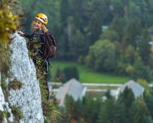 Triglav Fairytale route near Mojstrana in Slovenia