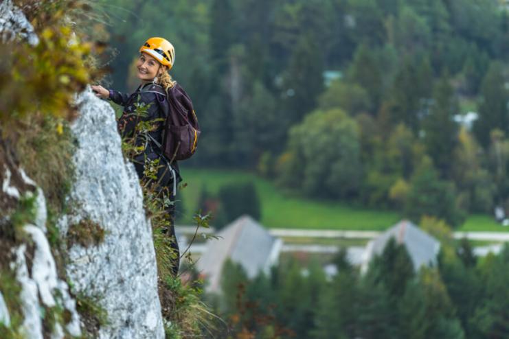 Triglav Fairytale route near Mojstrana in Slovenia