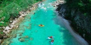 Soča kayaking