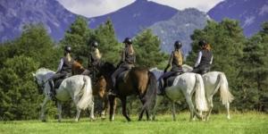 horseback riding in Lake Bled