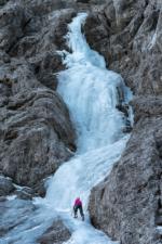 Ice climbing near Kranjska Gora