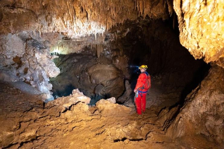 Bled caving in Slovenia