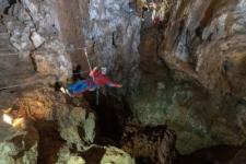 Extreme caving near Bled