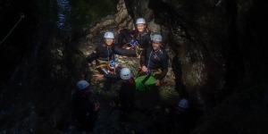 Night canyoning