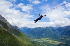 Zipline near Bovec