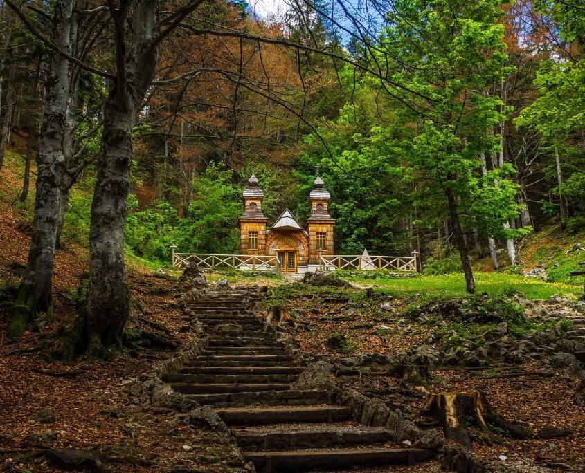 russian chapel at Vrsic