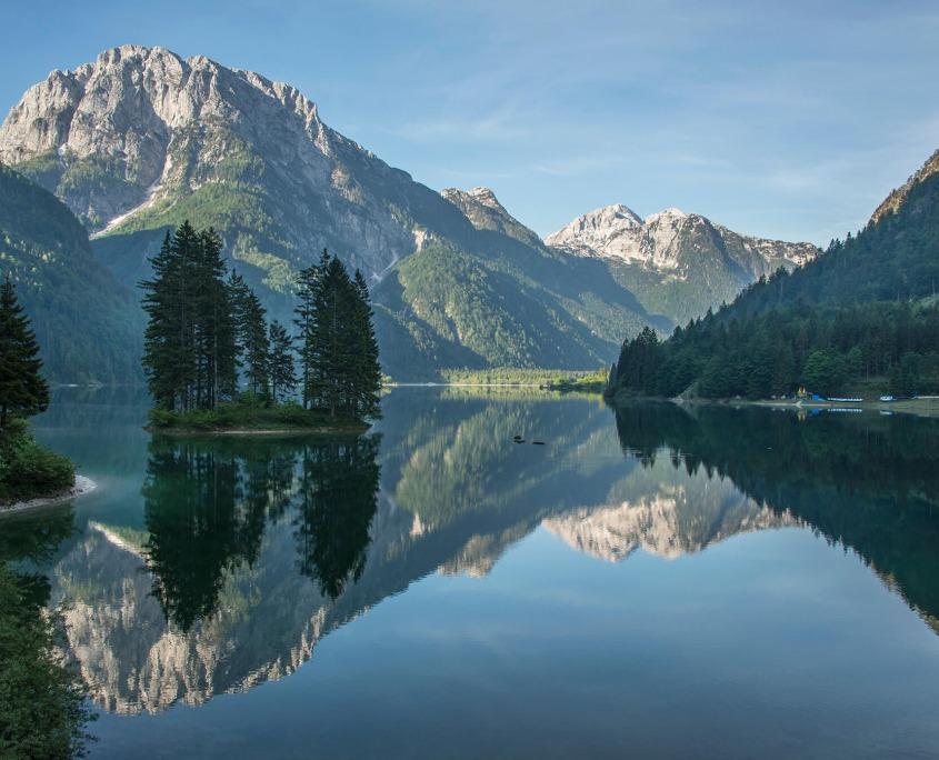 Lake Predil in Italy