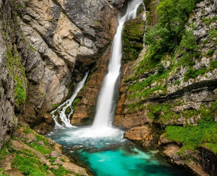 Savica Waterfall in Bohinj