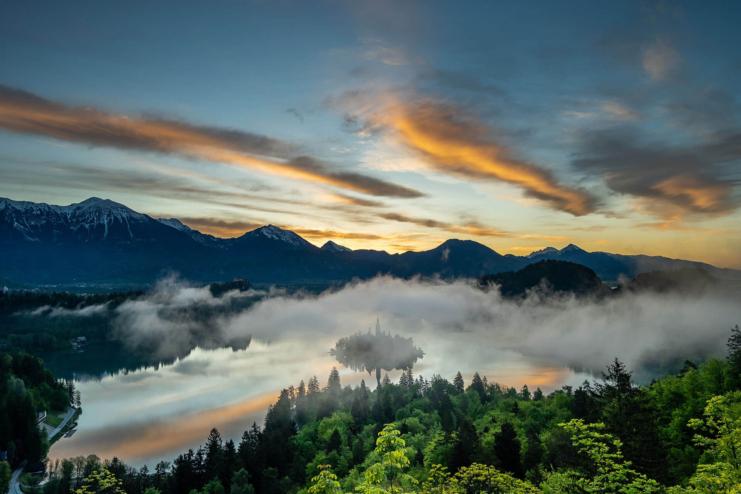 Misty Lake Bled