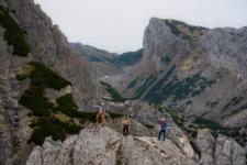 Enjoying the view in Kamnik Savinja Alps