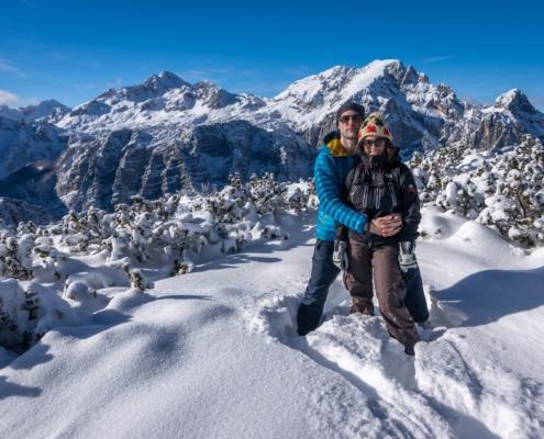 Snowshoewalking near Bled
