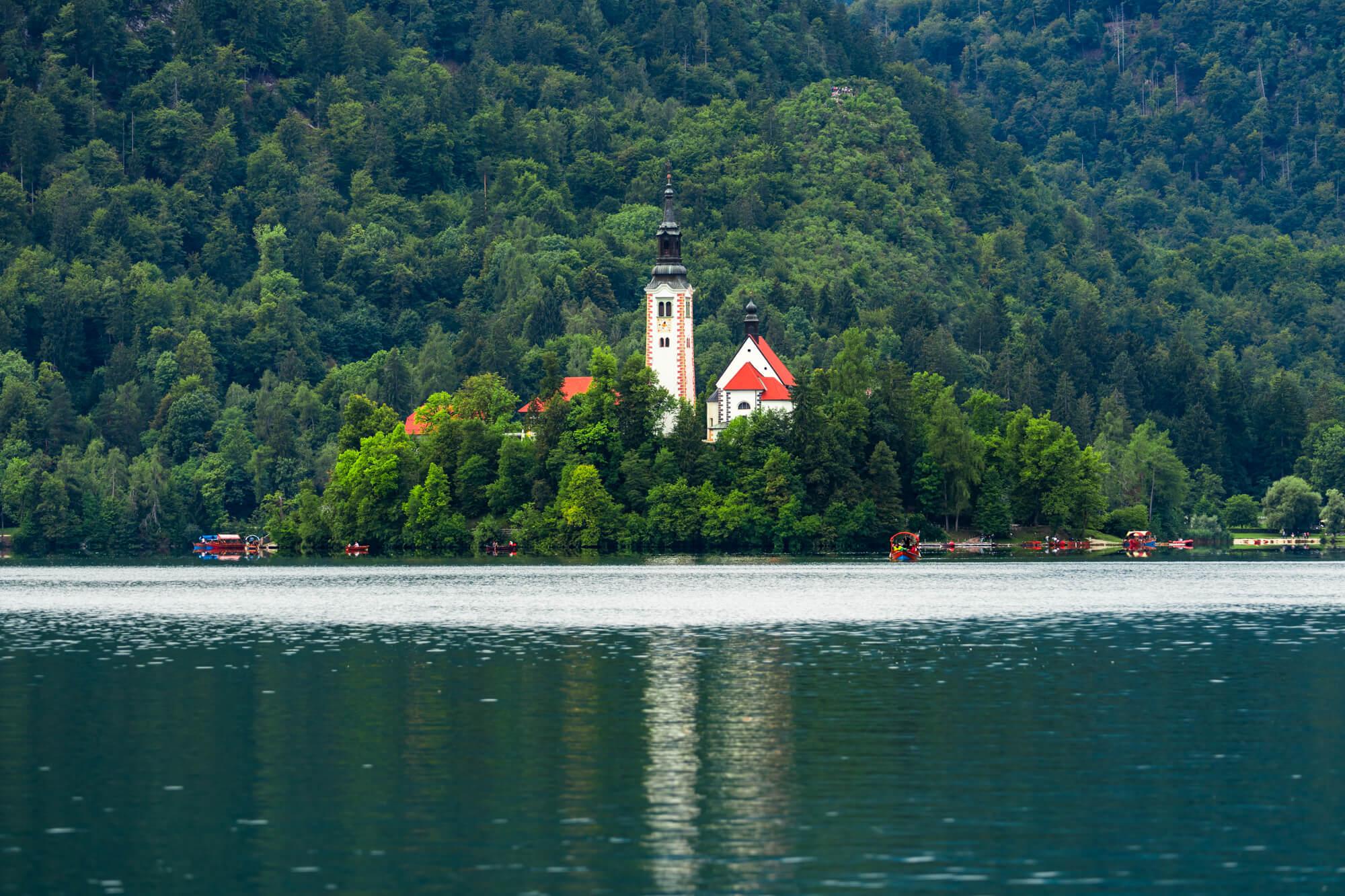 Bled Island in Summer