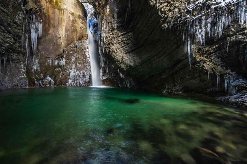 Waterfall Kozjak Slovenia